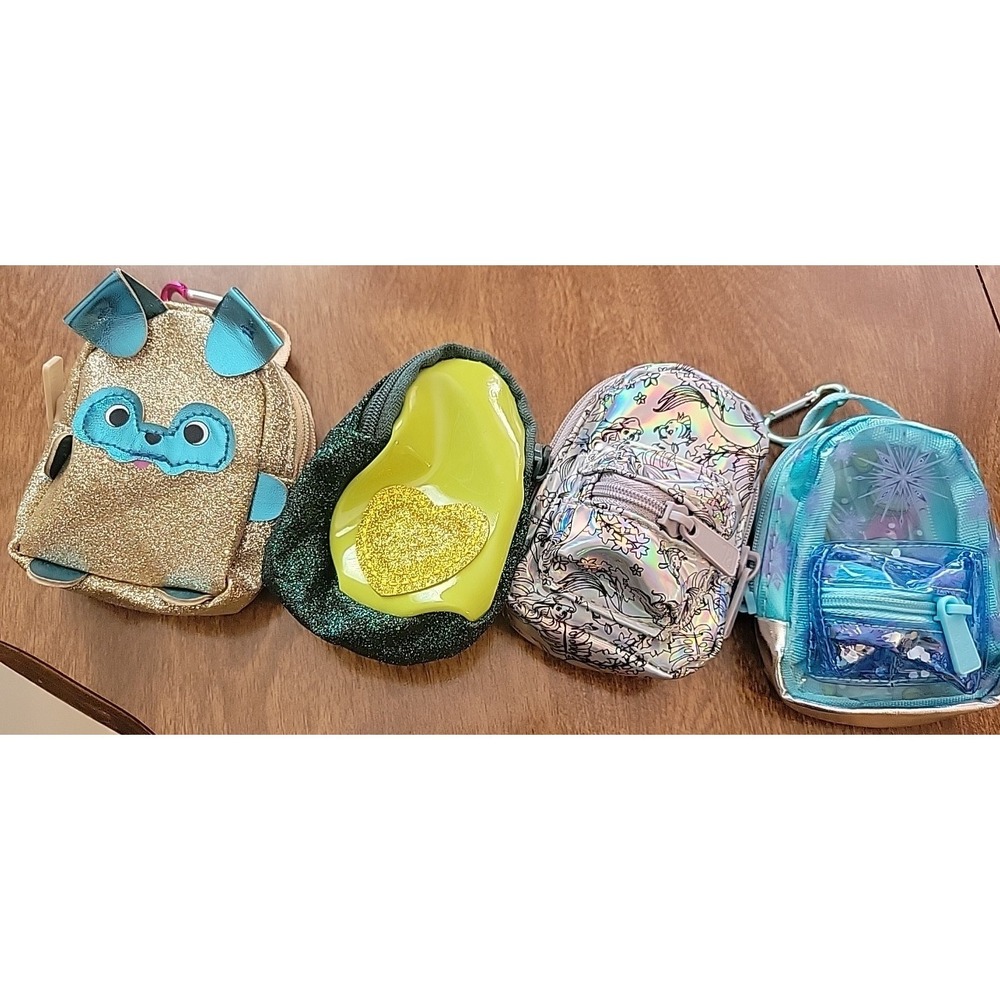 Disney Real Littles Mermaid Mini Backpack Frozen and etc... Not complete